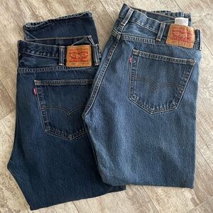 Lot of 2 Men’s 38x30 Levi’s 505 Jeans